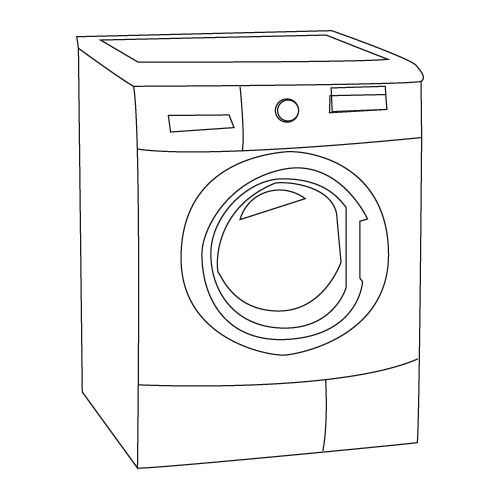 Réglage de la porte du lave-linge Réglage de la porte du lave-linge