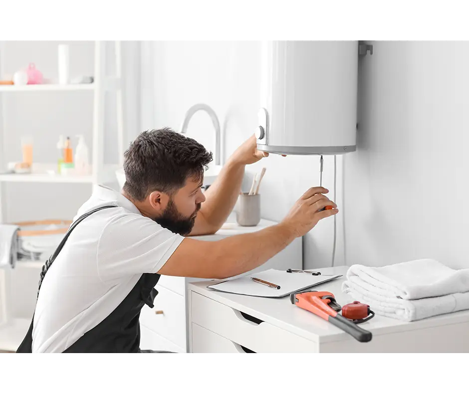 Réparation d'un ballon d'eau chaude électrique de marque Sauter