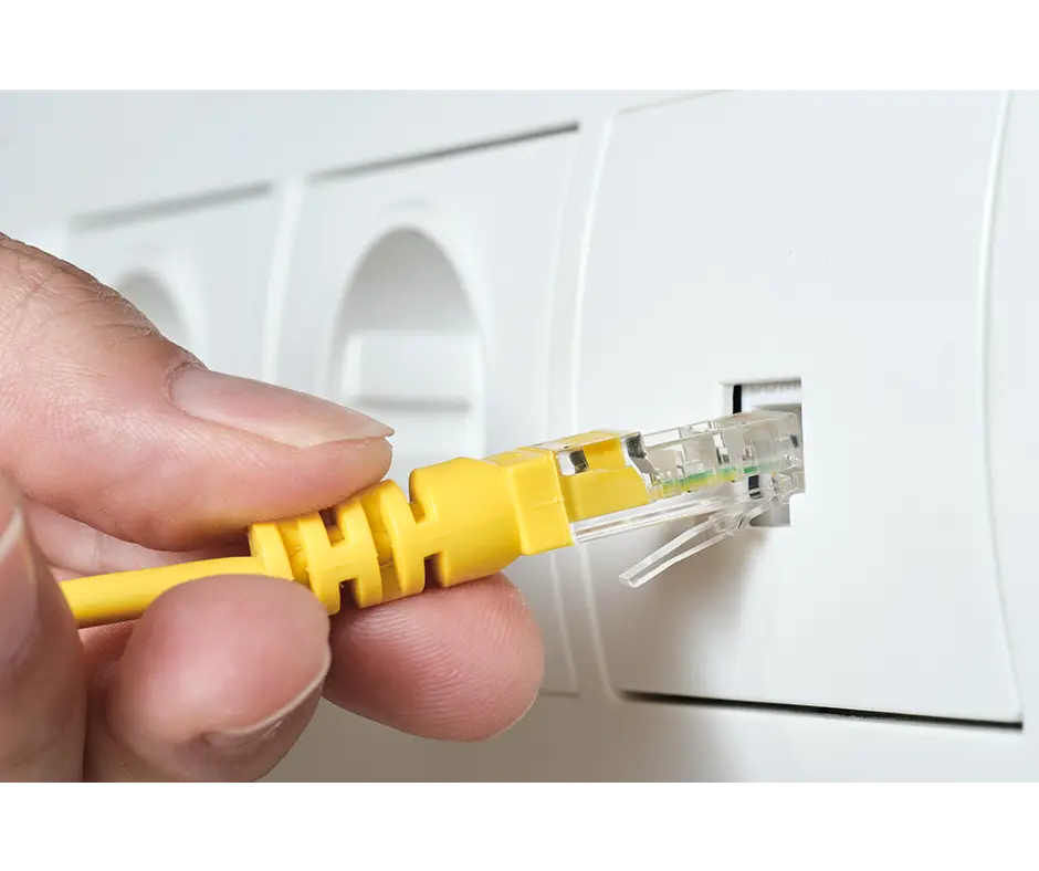 Réparation d'une panne de prise RJ45