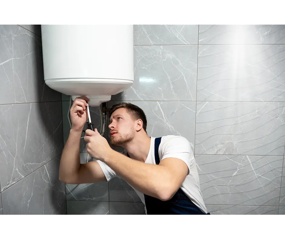 Réparation d'un ballon d'eau chaude électrique de marque Fleck