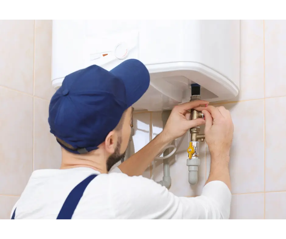 Pose d'un ballon d'eau chaude