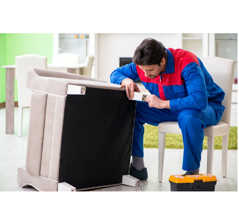 Réparation d'un meuble bancale