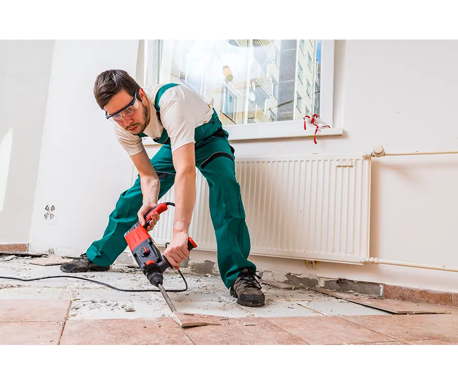 Dépose de carrelage